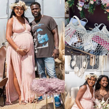 Kevin Hart and Pregnant Wife Eniko Throw a ‘Drive-By’ Baby Shower for Daughter on the Way